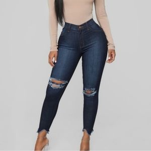 Blue Jeans Fashion Nova Size 7